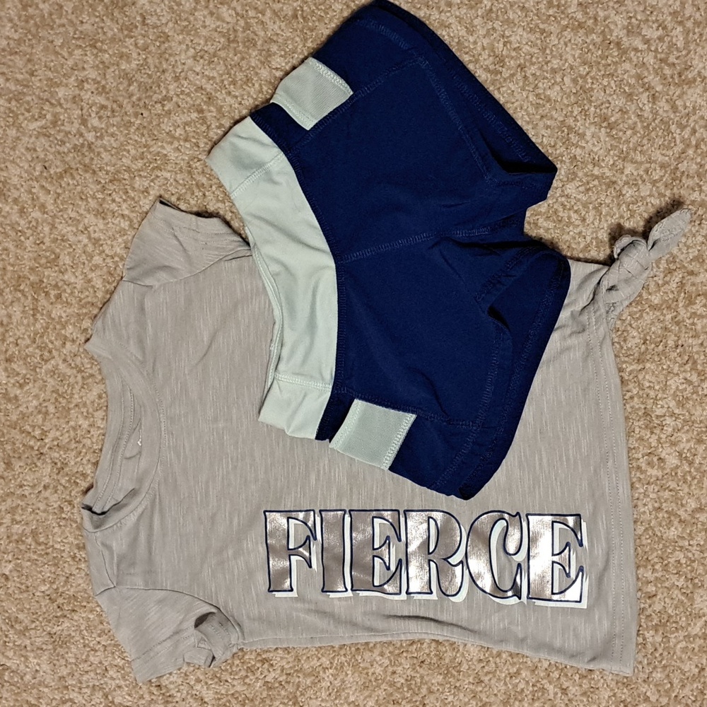 Girls size 4 active set